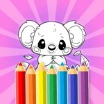 drawing animals android application logo